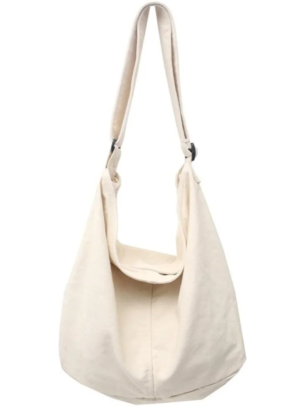 Women's White2 Travel Canvas Zipper Crossbody Shoulder Laptop Bag